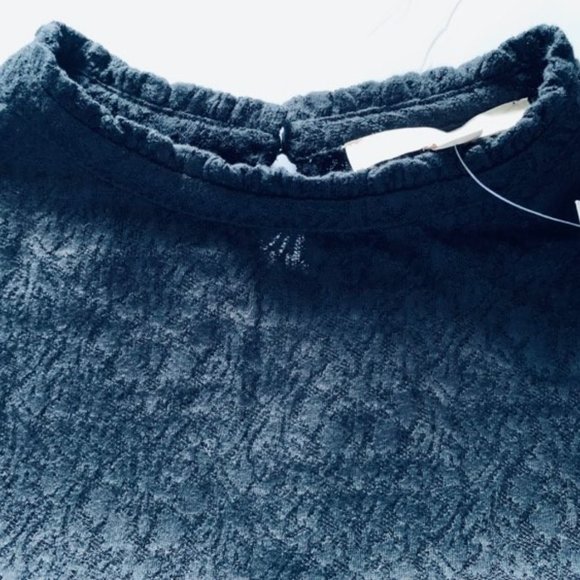 Black Lace Top Blouse by LOFT Size XS NWTGS - Picture 3 of 6